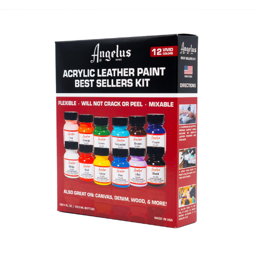 Angelus Acrylic Leather Paint - Best Sellers Kit