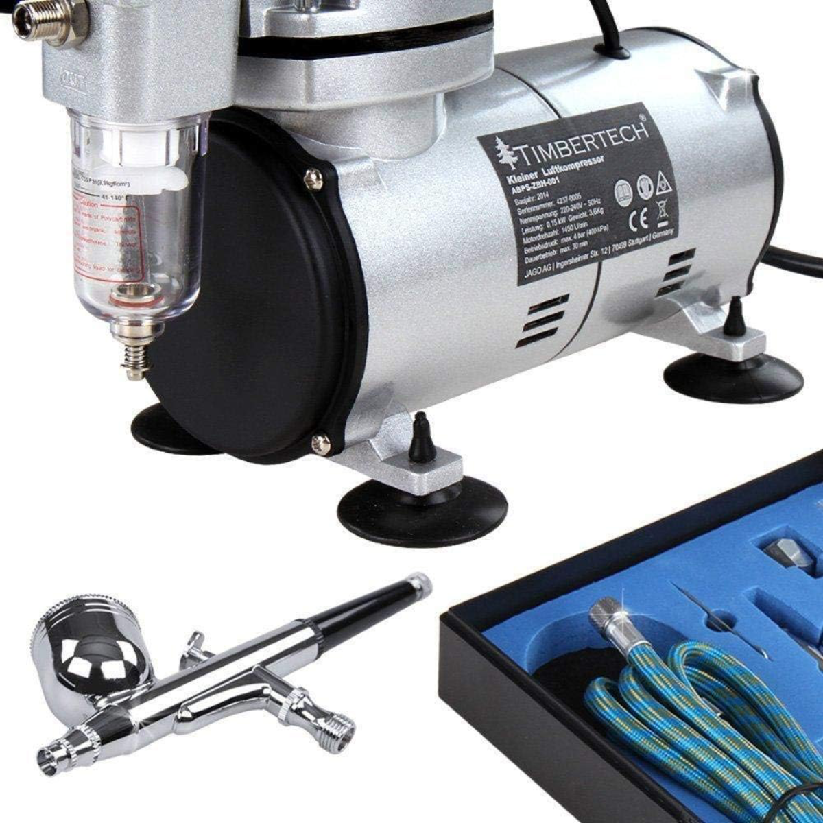 Timbertech Airbrush med Kompressor og kit