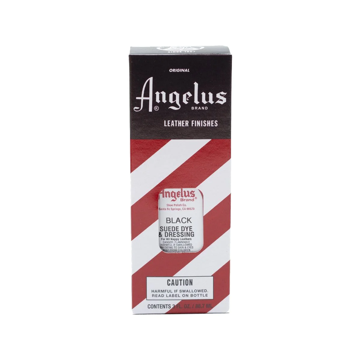 Angelus Suede Dye Black 3oz